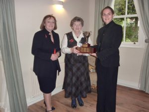 The award was presented by Louise Mensch MP